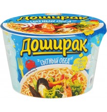 Лапша Доширак Сытный обед с крабовым соусом (110 гр)