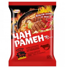 Лапша Доширак Чан Рамен со вкусом острой говядины (120 гр)