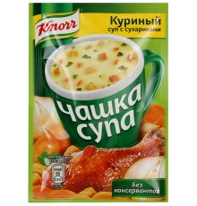 Суп Knorr Чашка супа Куриный с сухариками (16 гр)