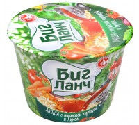 Лапша Биг Ланч с тушеной курицей и луком (90 гр)