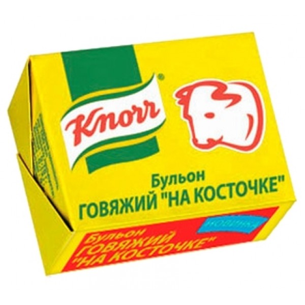 Кубик бульонный Кнорр Говяжий (10 гр) Кубик бульонный Кнорр Говяжий (10 гр)