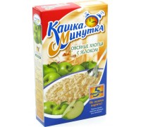 Кашка Минутка Овсяные хлопья с яблоком (5*37 гр)