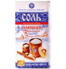 Соль поваренная пищевая Илецкая йодированная молотая (650 гр)