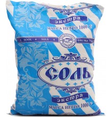 Соль поваренная пищевая Полесье Экстра (1 кг)