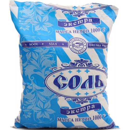 Соль поваренная пищевая Полесье Экстра (1 кг)