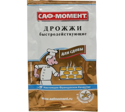 Дрожжи сухие Саф-Момент быстродействующие для сдобы (12 гр)