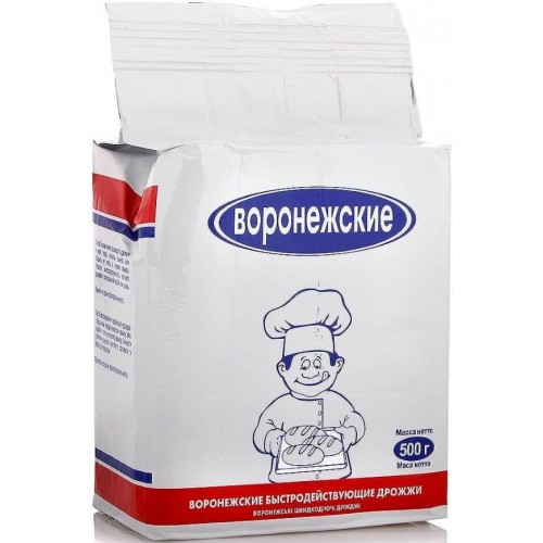 Дрожжи хлебопекарные сухие Воронежские (500 гр)