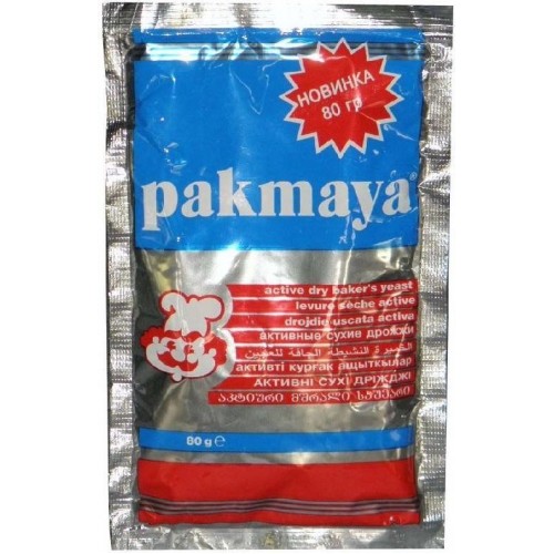 Дрожжи сухие активные Pakmaya (80 гр)