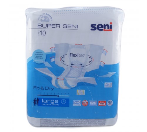 Подгузники для взрослых Super Seni Large 3 (10 шт)