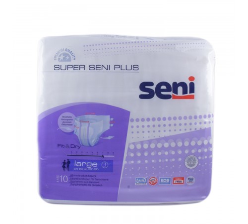 Подгузники для взрослых Super Seni Plus Large 3 (10 шт)