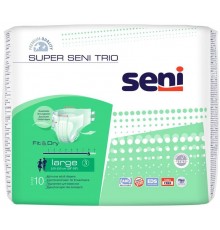 Подгузники для взрослых Seni Super Trio Large 3 (10 шт)