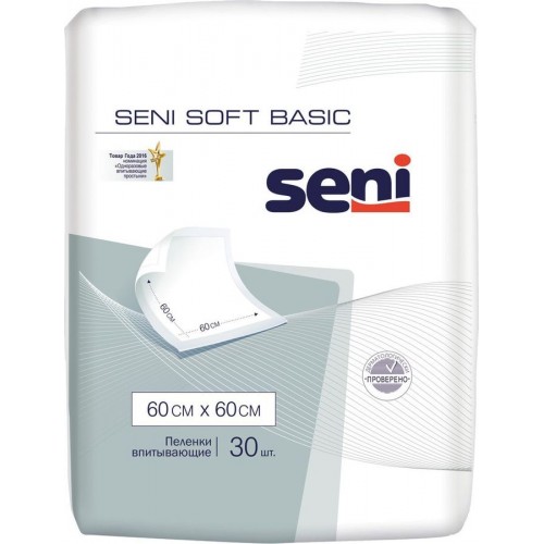Пелёнки гигиенические Seni Soft Basic 60*60 см (30 шт)
