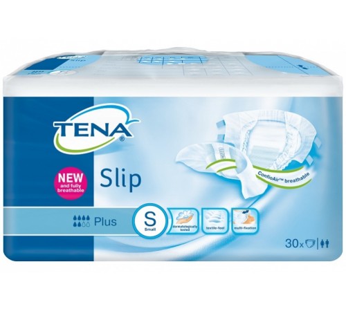 Подгузники для взрослых Tena Slip Plus S 56-85 см (30 шт)