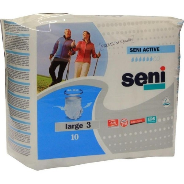 Трусики-подгузники для взрослых Seni Active Large 3 (10 шт) Трусики-подгузники для взрослых Seni Active Large 3 (10 шт)