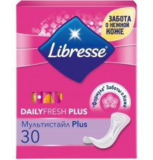 Прокладки ежедневные Libresse DailyFresh Plus Multistyle (30 шт)