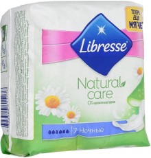 Прокладки Libresse Natural Care Maxi Super Goodnight (7 шт)