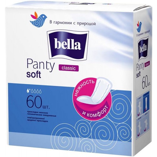 Прокладки ежедневные Bella Panty Soft Classic (60 шт)
