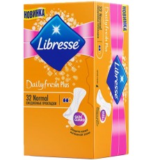 Прокладки ежедневные Libresse DailyFresh Plus Normal (32 шт)