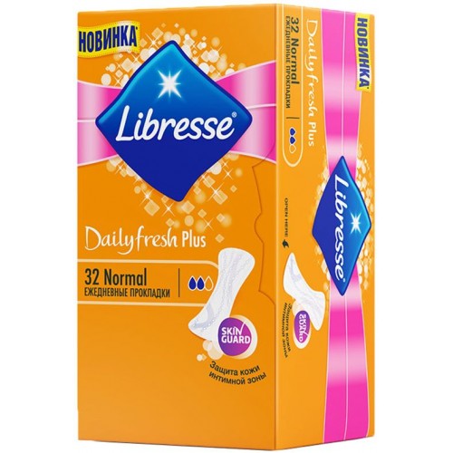 Прокладки ежедневные Libresse DailyFresh Plus Normal (32 шт)