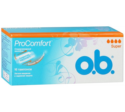 Тампоны O.B. ProComfort Super (16 шт)