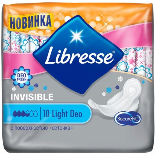 Прокладки Libresse Invisible Ultra Light Deo (10 шт)