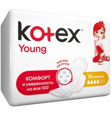 Прокладки гигиенические Kotex Young Normal сетчатые (10 шт)