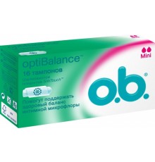 Тампоны O.B. OptiBalance Mini (16 шт)
