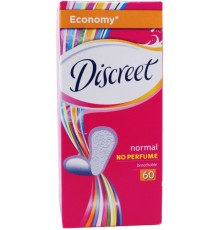 Прокладки ежедневные Discreet Normal Plus (60 шт)
