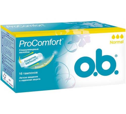 Тампоны O.B. ProComfort Normal (16 шт)