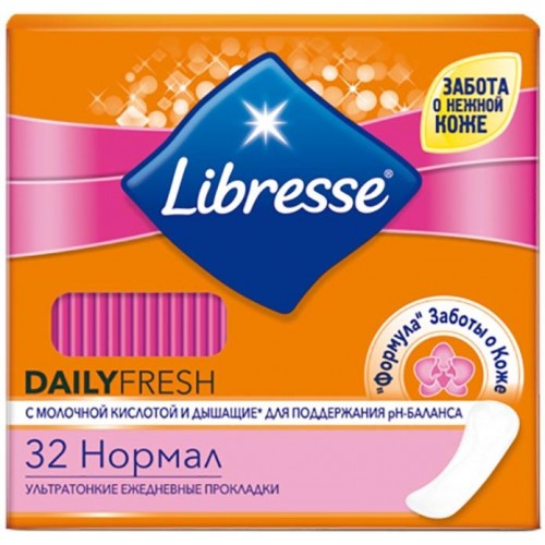 Прокладки ежедневные Libresse DailyFresh Normal (32 шт)