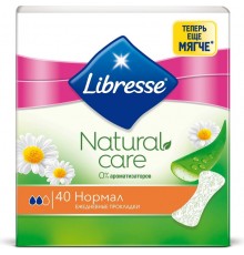 Прокладки ежедневные Libresse Natural Care Normal (40 шт)