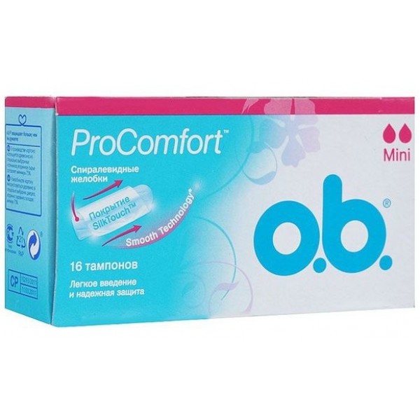 Тампоны O.B. ProComfort Mini (16 шт)