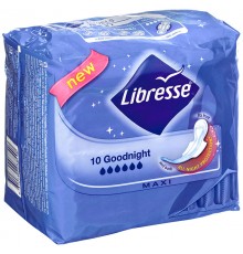 Прокладки Libresse Invisible Goodnight ночные (10 шт)