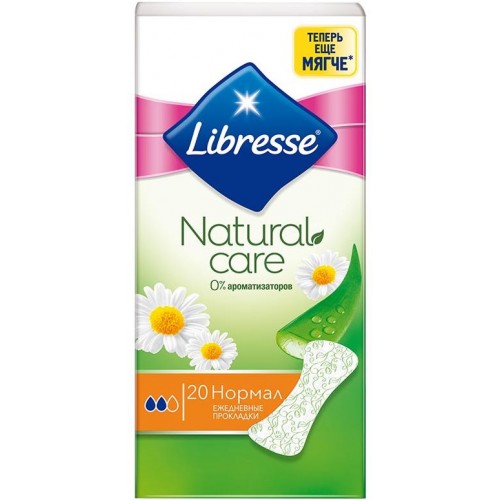 Прокладки ежедневные Libresse Natural Care Normal (20 шт)
