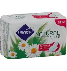 Прокладки Libresse Natural Care Maxi Normal (10 шт)
