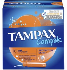 Тампоны Tampax Compak Super Plus с аппликатором (16 шт)