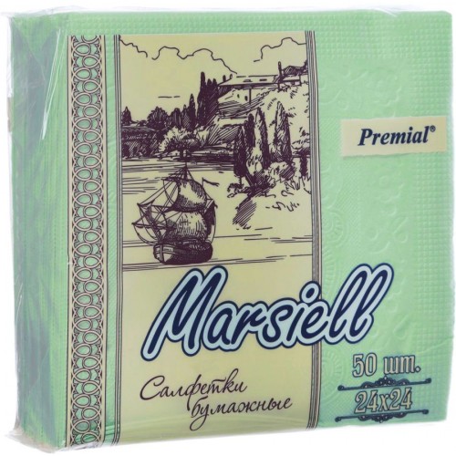 Салфетки бумажные Premial Marsiell 2 слоя (50 шт)