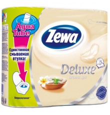 Туалетная бумага Zewa Deluxe трехслойная Aroma SPA (4 шт)