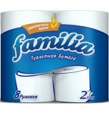 Туалетная бумага Familia Эконом двухслойная (8 шт)