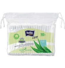 Ватные палочки Bella Coton Care с экстрактом алоэ в пакете (160 шт)