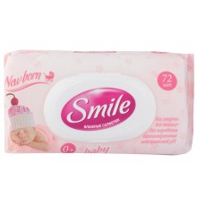 Влажные салфетки Smile Baby Newborn (72 шт)
