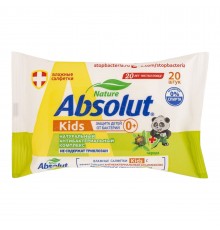 Влажные салфетки Absolut Kids детские череда (20 шт)
