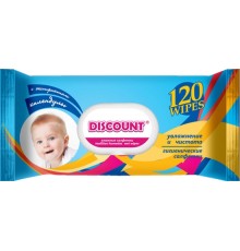 Влажные салфетки детские Discount Календула (120 шт)
