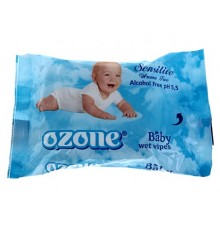 Влажные салфетки детские Ozone Sensitive Календула и витамин E (15 шт)