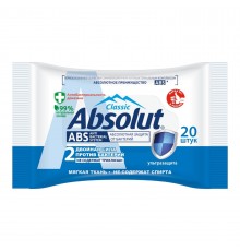 Влажные салфетки Absolut ABS Ультразащита (20 шт)