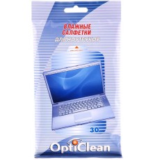 Влажные салфетки OptiClean Для ноутбуков (30 шт)