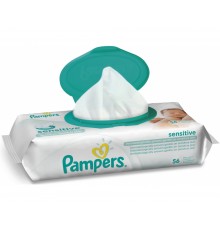 Влажные салфетки детские Pampers Sensitive (56 шт)