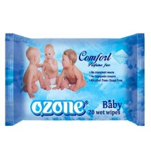 Влажные салфетки детские Ozone С экстрактом календулы и витамином Е (20 шт)