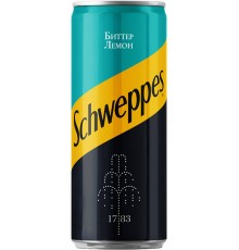 Напиток газированный Schweppes Bitter Lemon (0.33 л) ж/б