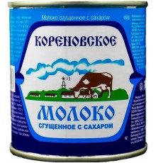 Молоко сгущенное Кореновское с сахаром 8.5% (370 гр) ж/б